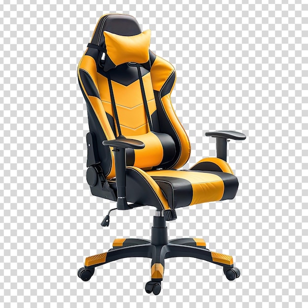 Una silla con una silla y una silla de computadora con un asiento negro