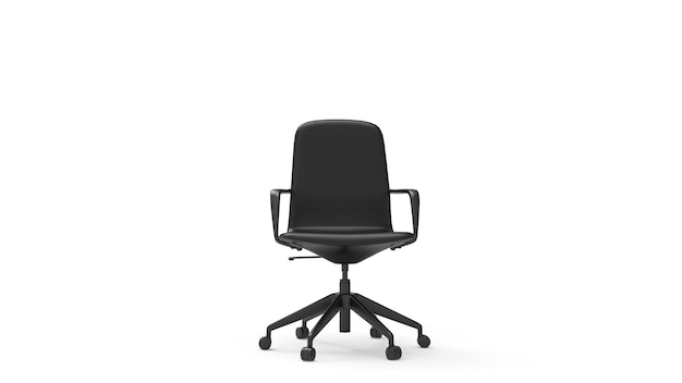 Sillas de oficina aisladas sobre fondo blanco Mobiliario collectionbusiness 3D Render