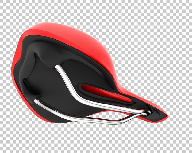 Sillín de bicicleta aislado sobre fondo transparente Ilustración de renderizado 3d