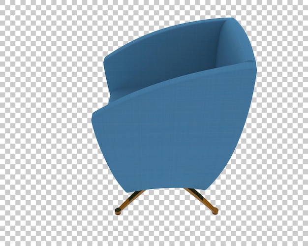 Sillón azul moderno