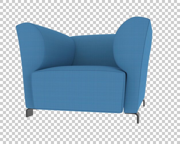 Sillón azul moderno