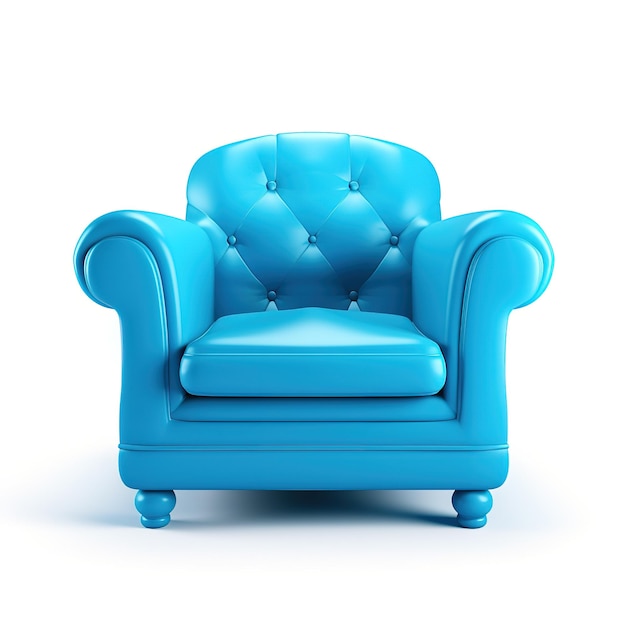 El sillón azul.