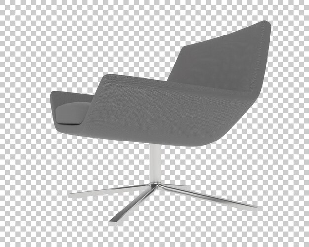 Sillón giratorio gris moderno