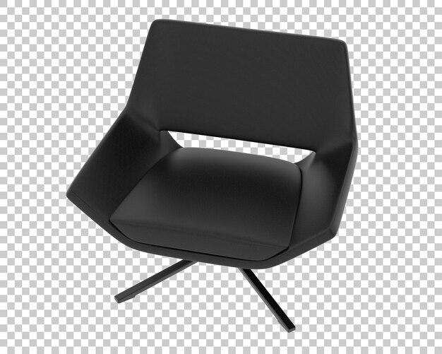 Sillón giratorio negro moderno