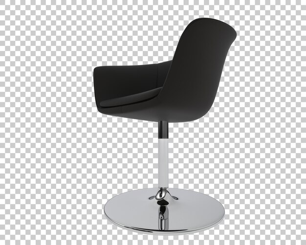 Sillón giratorio negro moderno