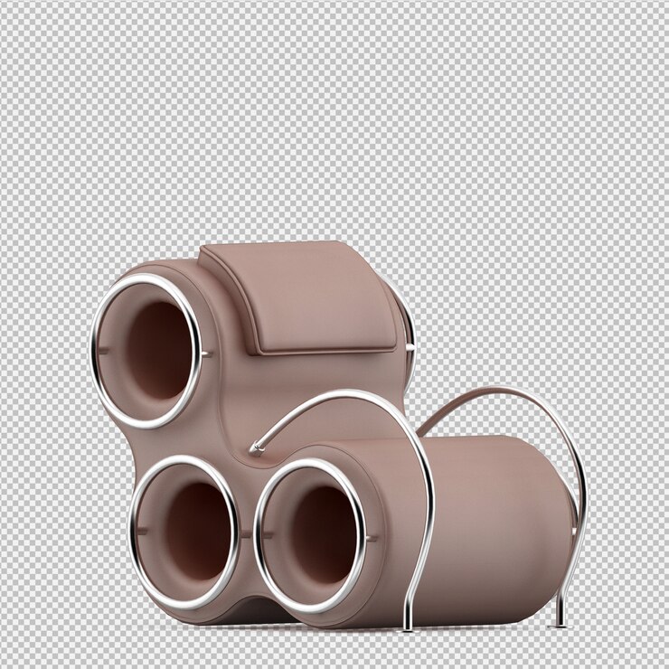 PSD sillón isométrico renderizado 3d