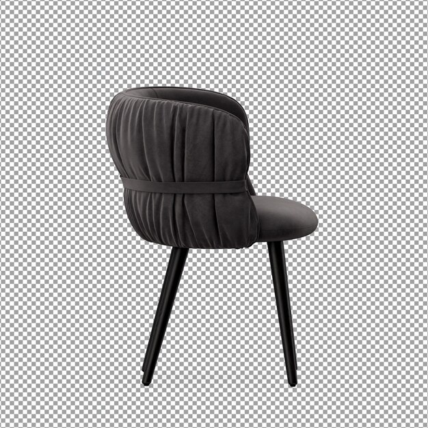 Sillón minimalista en renderizado 3D