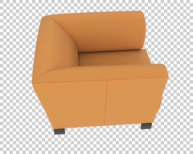 Sillón moderno naranja