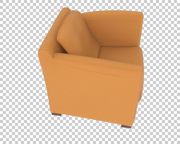 Sillón naranja moderno