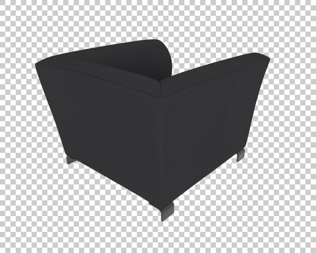 Sillón negro moderno