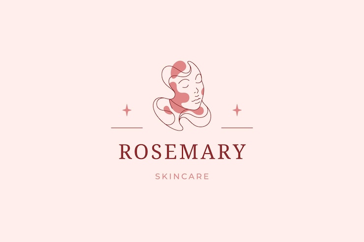 PSD silueta de rosto de senhora bonita linha contínua beleza minimalista logotipo lugar para texto