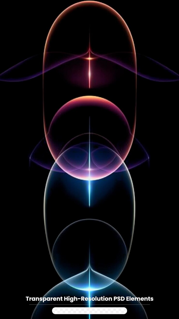 PSD silueta de la música altavoz de audio en fondo transparente círculo de luz