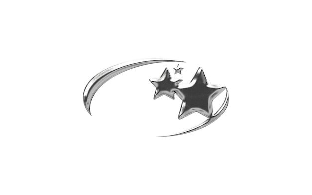 Silver Stars Logo for Branding