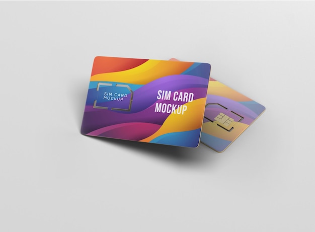 SIM Card Mockup