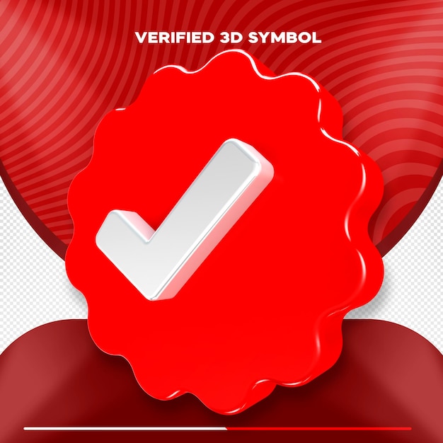 PSD símbolo 3d aislado de las redes sociales