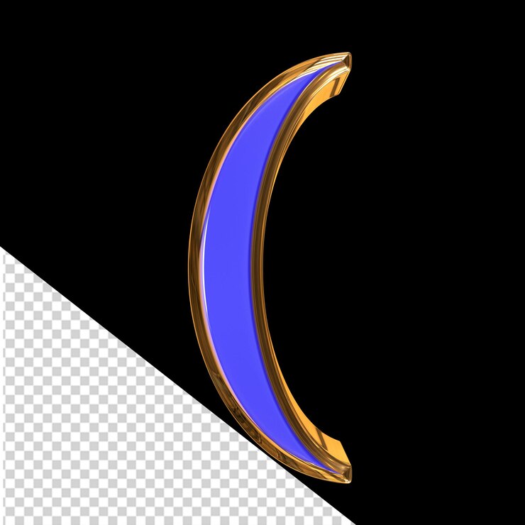 PSD símbolo 3d azul en un marco dorado