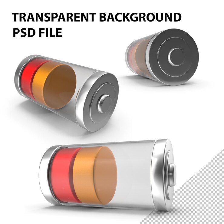 PSD símbolo de la batería media png
