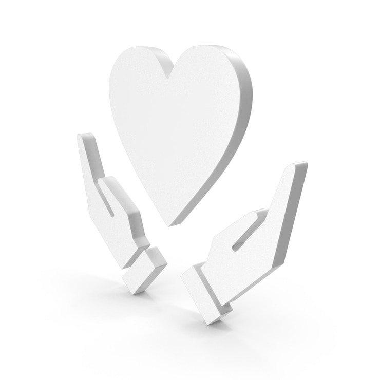 PSD símbolo de corazón médico detallado en 3d para la salud ilustración de anatomía ícono de corazón humano para uso médico