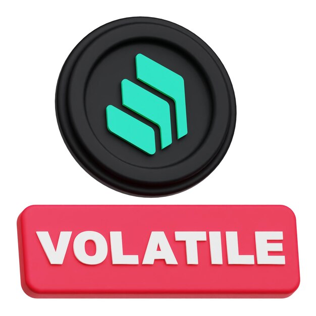 símbolo criptográfico compuesto icono 3D aislado en el fondo blanco