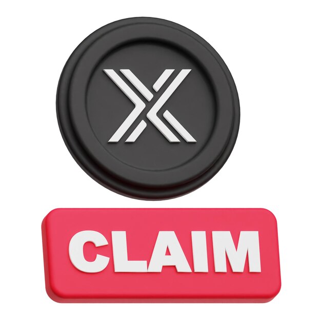 símbolo criptográfico inmutable icono 3D aislado en el fondo blanco