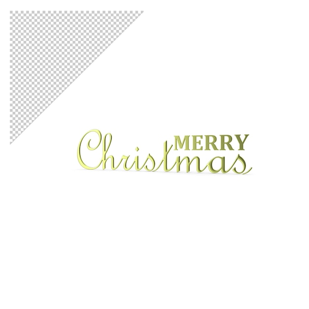 Símbolo de Feliz Navidad Oro PNG