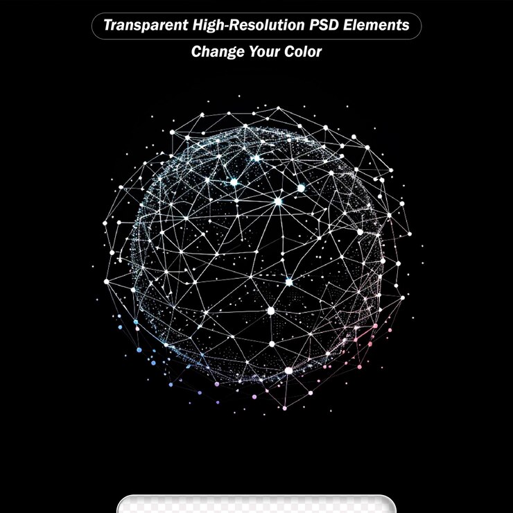 PSD símbolo de geometría mística en el fondo del espacio abstracto alquimia lineal signo filosófico oculto