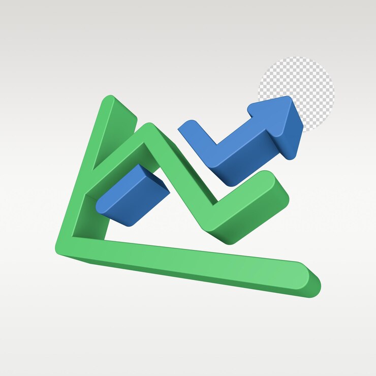 PSD símbolo de icono comercial de procesamiento 3d