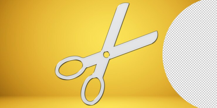 PSD símbolo de icono de herramienta abierta de tijeras. png símbolo de tijeras. ilustración sobre fondo transparente png