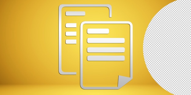 Símbolo de icono de papel. símbolo de icono de papel png. ilustración sobre fondo transparente PNG