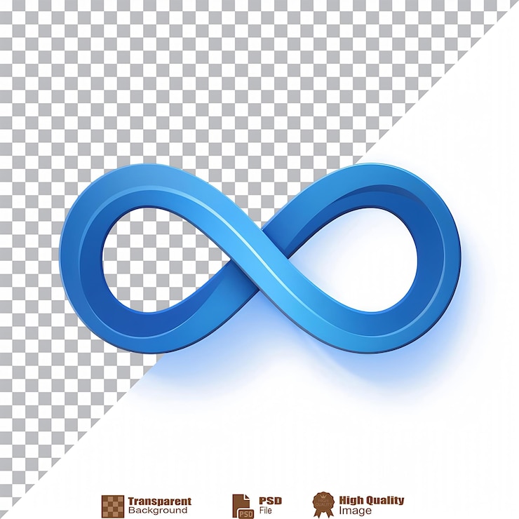 PSD símbolo infinito aislado
