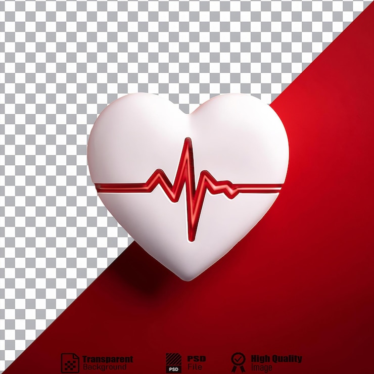 PSD símbolo del latido del corazón
