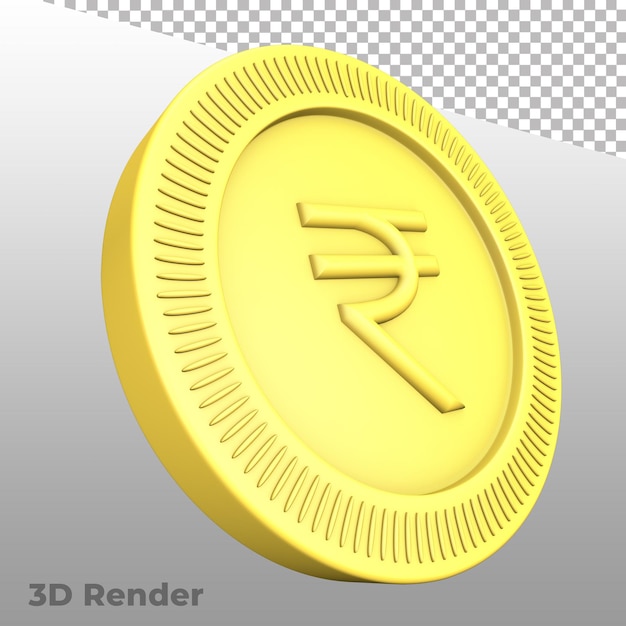 PSD símbolo de moneda render 3d