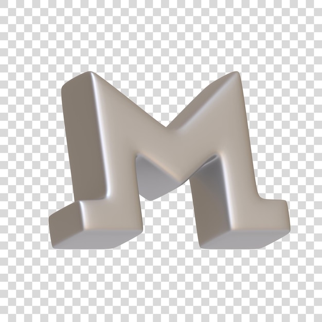 Simbolo monero argento isolato su sfondo bianco Segno e simbolo dell'icona 3D Stile minimale cartoon