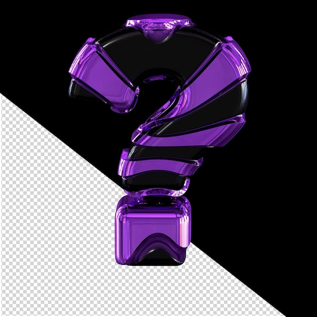símbolo morado