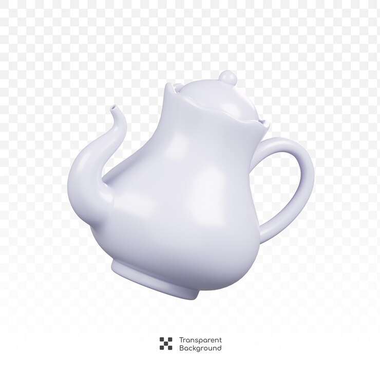 PSD símbolos aislados de la tetera iconos y cultura de inglaterra renderización en 3d