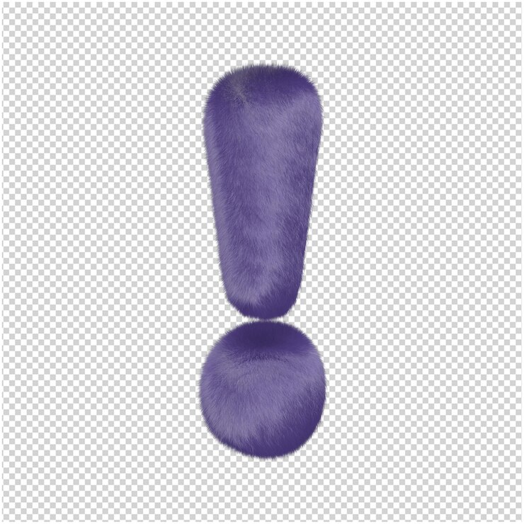 PSD símbolos de pele roxa. símbolo 3d