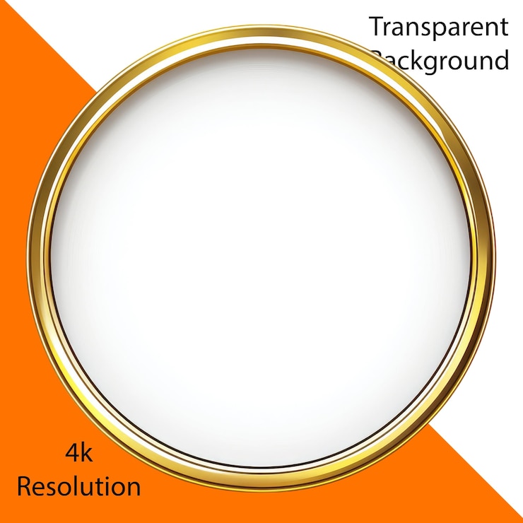 PSD un simple círculo dorado con un fondo blanco en un estilo vectorial un diseño de icono un elemento de interfaz de usuario diseño de un botón de ui diseño con un fondo branco fondo alfa transparente png