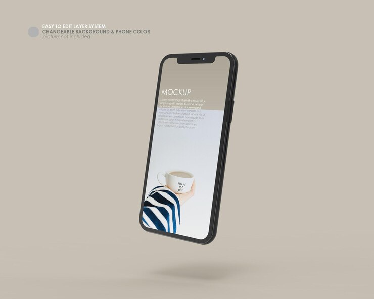 SIMPLE DE PANTALLA DE TELÉFONO REALISTA