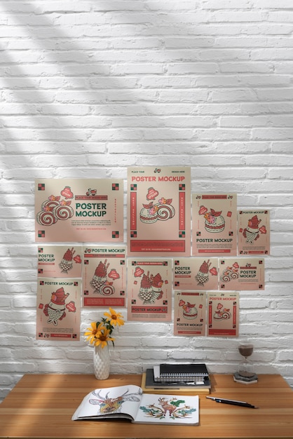 Simple scene  textil banner