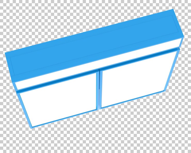 PSD sinal único conduzido na ilustração de renderização 3d de fundo transparente
