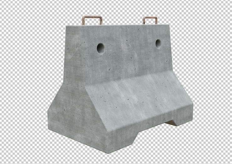PSD single concrete barrier traffic