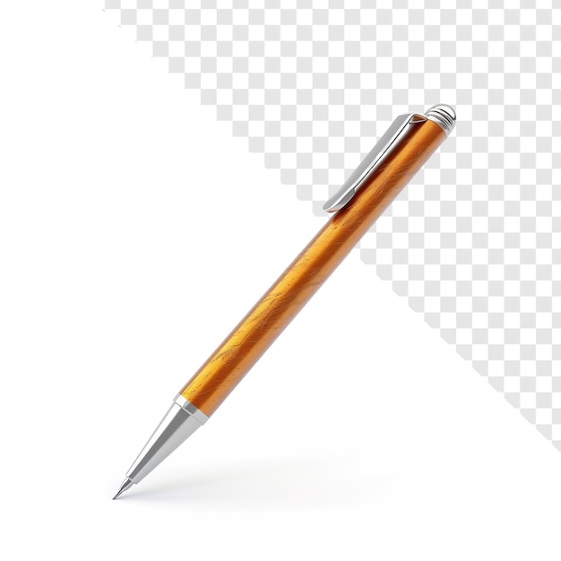 Single-Pen-Ultra-Realismus isoliert auf durchsichtigem Hintergrund
