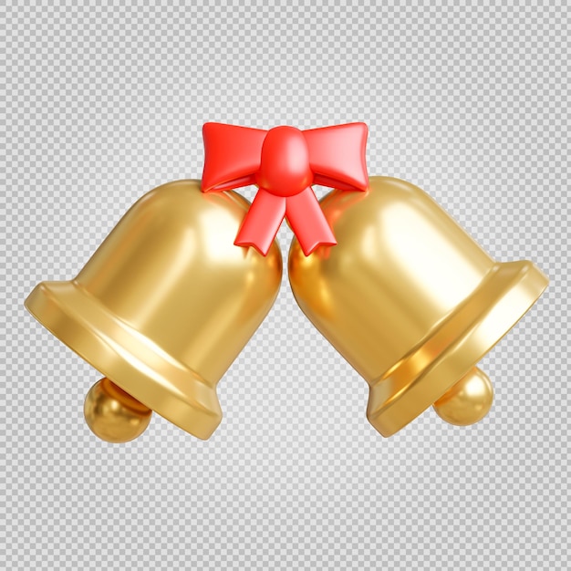 PSD sino dourado com temporada de natal 3d