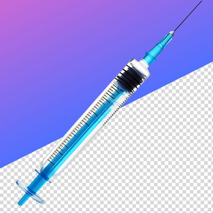 PSD siringa médica de alta calidad png para gráficos de atención médica