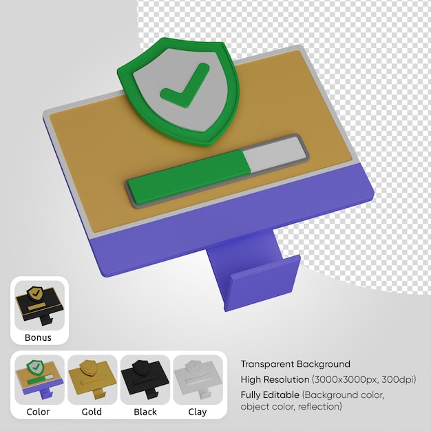 Sistema di sicurezza informatica 3D