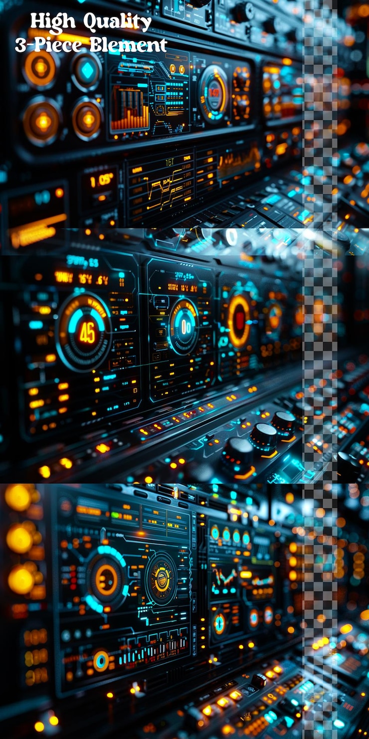 PSD sistemas integrados de algoritmos computacionales sensores sobre un fondo transparente