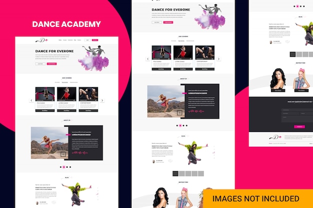 Site da academia de dança