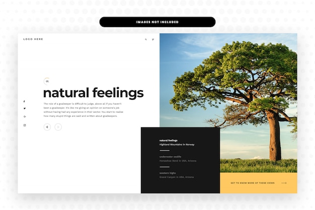 PSD site web nature