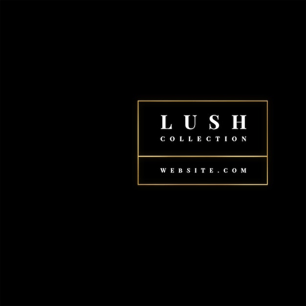 El sitio web de la Colección Lush - Marca minimalista