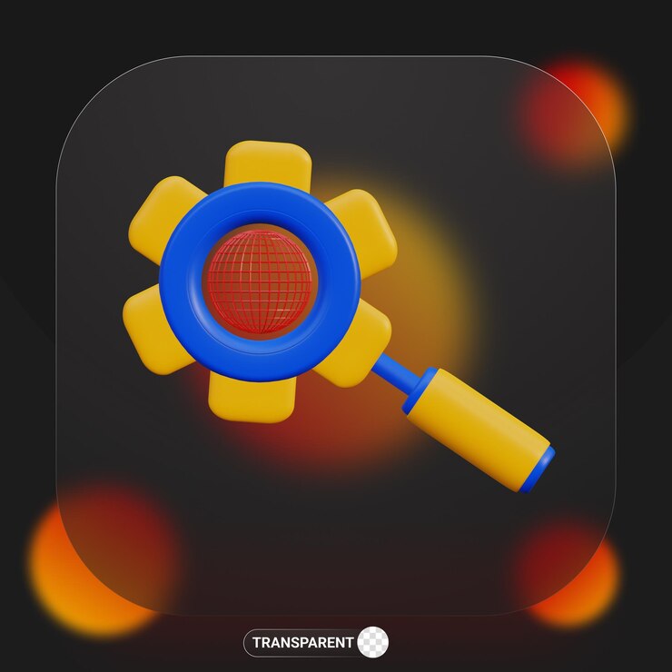 PSD sitio web del motor de búsqueda de renderizado 3d